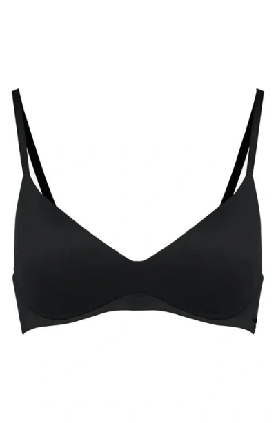 Savage X Fenty Soft N' Savage Wireless Push-up Bra In Black