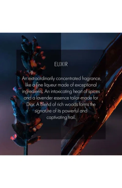 Dior Sauvage Elixir Fragrance In Transparent