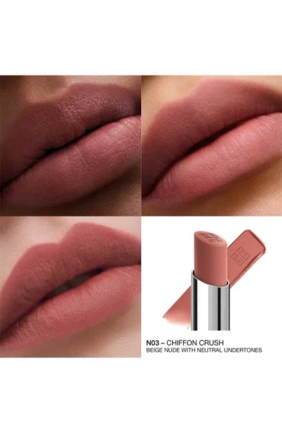 Givenchy Le Rouge Velvet Matte Long-lasting Lipstick In Transparent