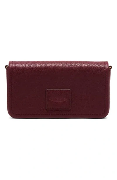Marc Jacobs Mini Leather Shoulder Bag With Adjustable Strap In Red