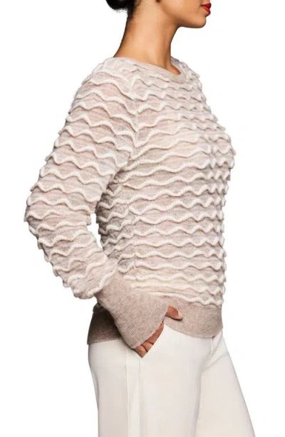 Nic + Zoe Nic+zoe Wave Wool & Alpaca Blend Sweater In White