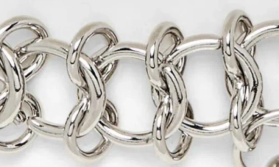 Justine Clenquet Tori Choker In Metallic