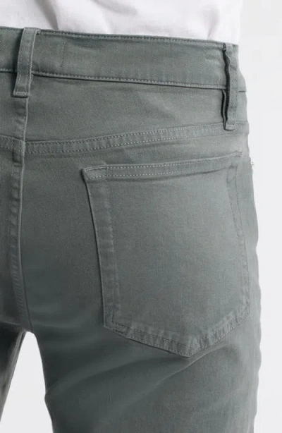 Frame L'homme Slim Fit Five-pocket Twill Pants In Gray