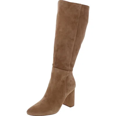 Steve Madden Ninny Womens Pointed Toe Knee-high Boots In Nude