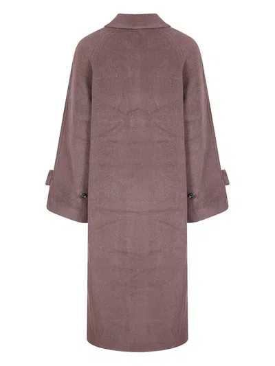 Samsoe & Samsoe Alma Long Sleeve Puffer Jacket In Brown