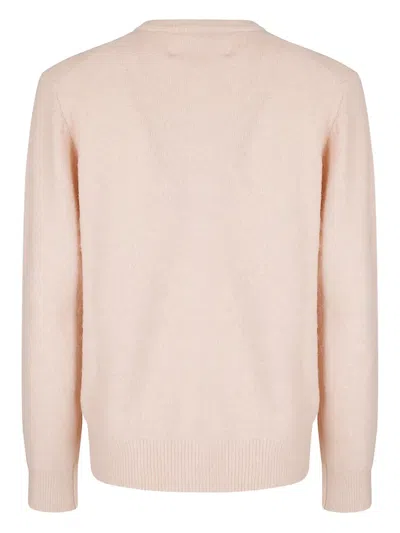 Samsoe & Samsoe Crew Neck Long-sleeved Sweater In Neutral