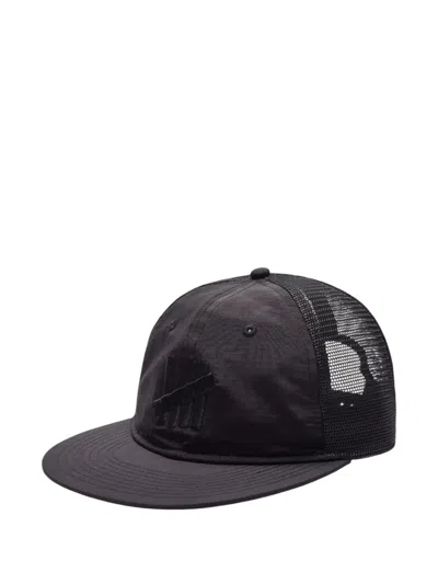 Undefeated Mesh-panel Snapback Cap In Black