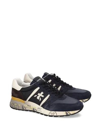 Premiata Lander Sneakers In Blue