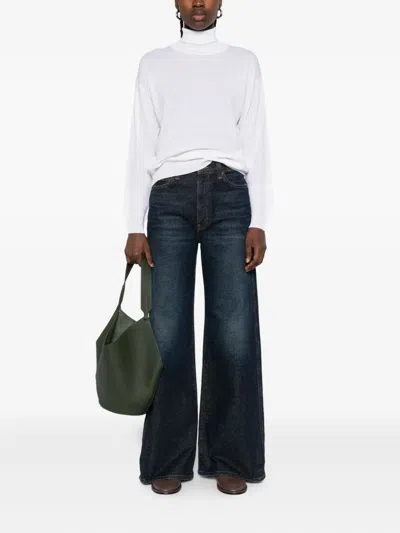 Eleventy Pullover Mit Rollkragen In White