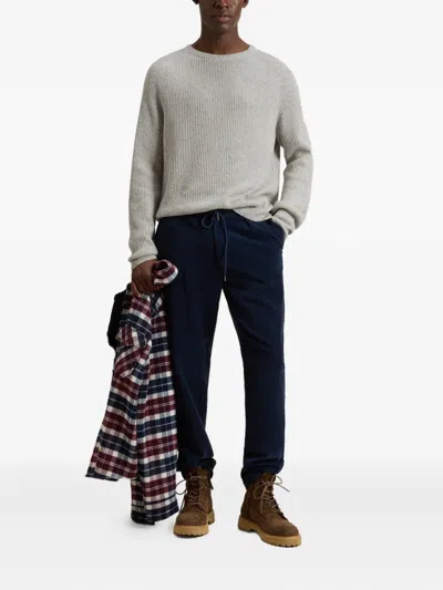 Woolrich Gerippter Pullover In Gray