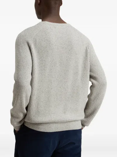 Woolrich Gerippter Pullover In Gray