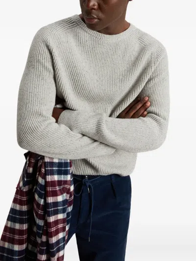 Woolrich Gerippter Pullover In Gray