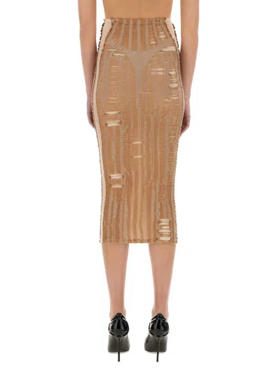 Diesel "m-calina" Skirt In Neutral