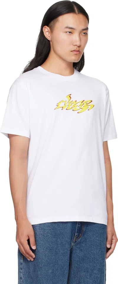 Dime White Disco T-shirt In White