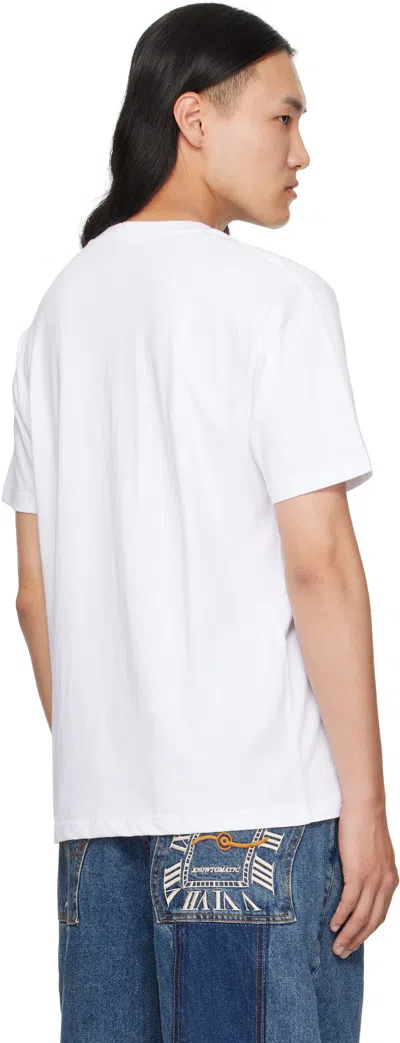 Dime White Disco T-shirt In White