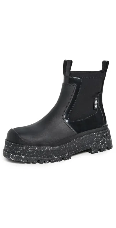 Melissa Drip Boots Black In Black