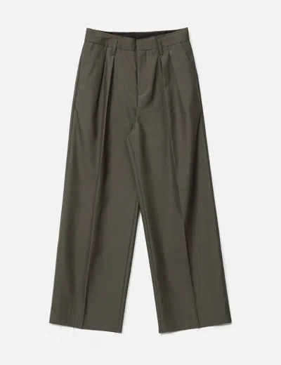 Coda Inverted Tuck Slacks In Black
