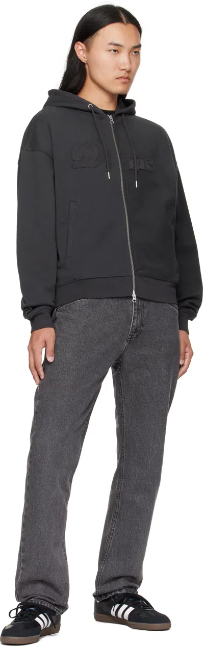 Dime Black Straight Jeans In Black