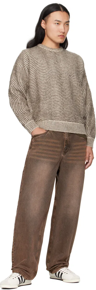 Dime Brown Baggy Jeans