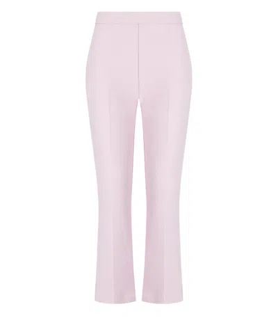 Elisabetta Franchi Tailored Trousers With Back And Side Pockets In Pink