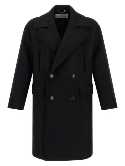 Dries Van Noten "racos" Coat In Black