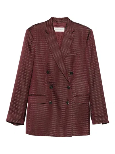 Dries Van Noten Bafya 2350 W.w. Jacket With Pockets In Red