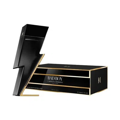 Carolina Herrera Men's Bad Boy Edt Spray 5.0 oz Fragrances 8411061063392 In Black