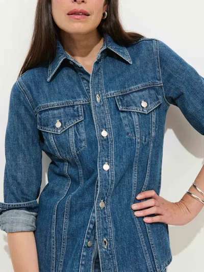 Alex Mill Annabelle Shirt In Denim In Blue