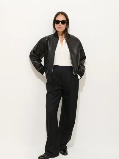 Alex Mill Bowery Street In Leather In Black