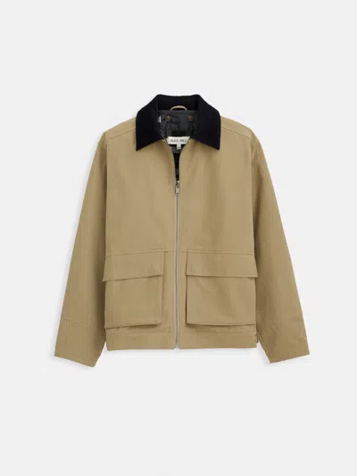 Alex Mill Essex Cotton Canvas Jacket In Nude
