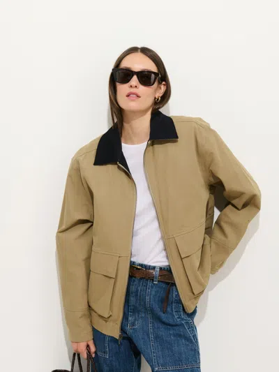 Alex Mill Essex Cotton Canvas Jacket In Nude