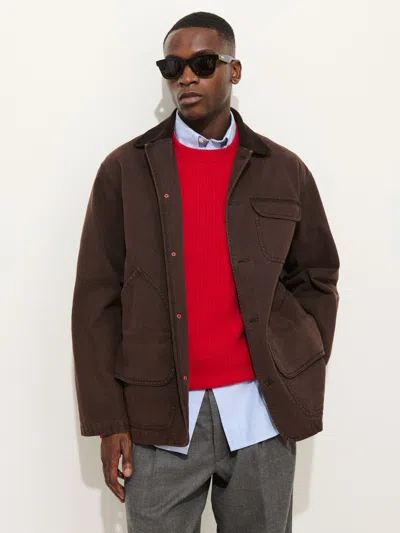 Alex Mill Frontier Jacket In Canvas In Brown