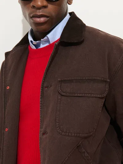 Alex Mill Frontier Jacket In Canvas In Brown