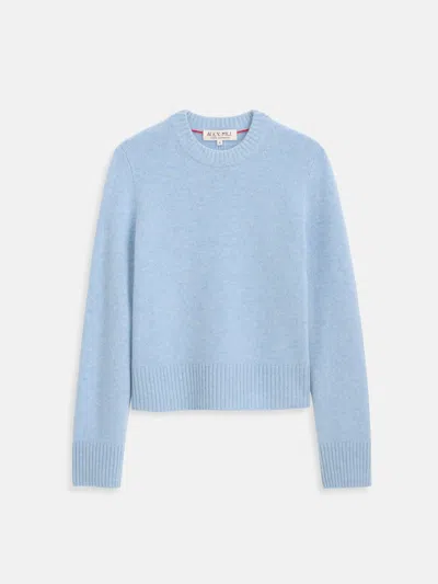 Alex Mill Marais Crewneck Sweater In Cashmere In Blue
