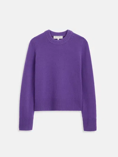 Alex Mill Marais Crewneck Sweater In Cashmere In Purple