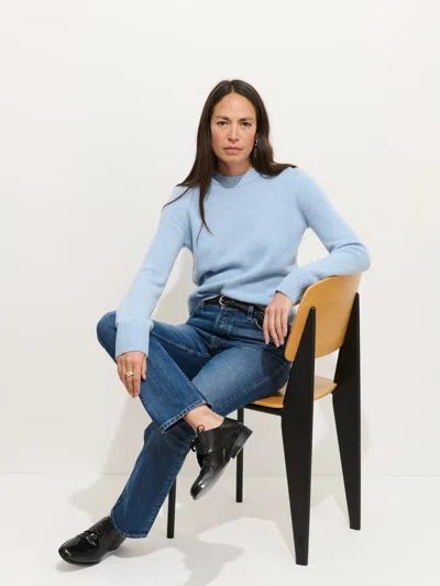 Alex Mill Marais Crewneck Sweater In Cashmere In Blue