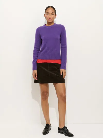 Alex Mill Marais Crewneck Sweater In Cashmere In Purple