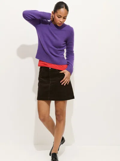 Alex Mill Marais Crewneck Sweater In Cashmere In Purple