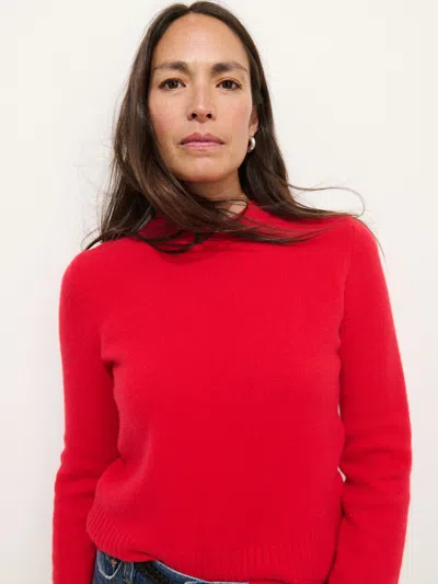 Alex Mill Nottinghill Merino Wool Blend Sweater In Red