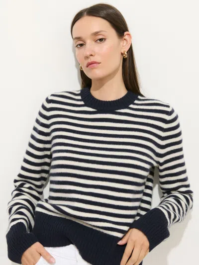 Alex Mill Marais Sweater In Striped Cashmere In Multi