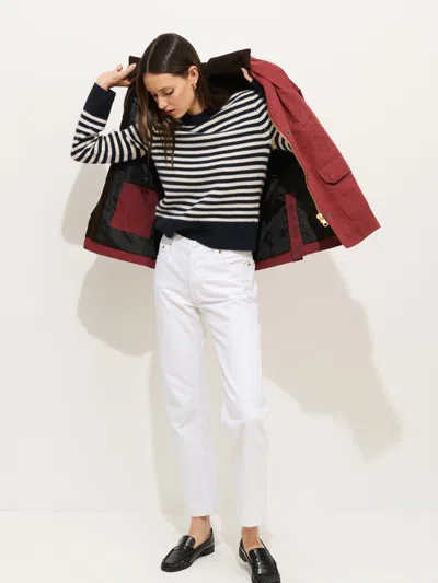 Alex Mill Marais Sweater In Striped Cashmere In Multi