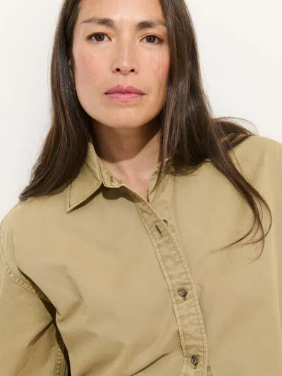 Alex Mill Mercer Shirt In Twill In Nude