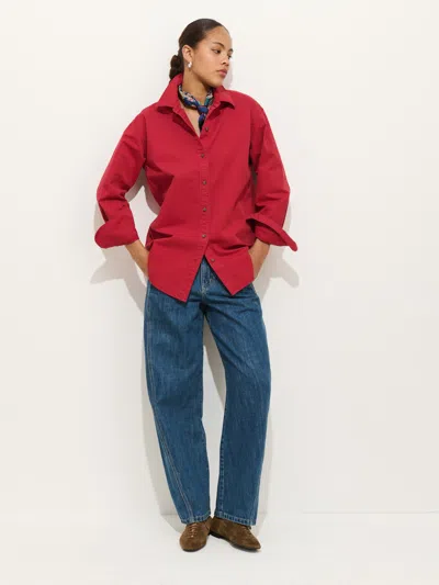 Alex Mill Mercer Shirt In Twill In Red