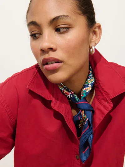 Alex Mill Mercer Shirt In Twill In Red