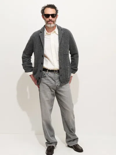 Alex Mill Mitchell Cardigan In Washed Cashmere In Gray