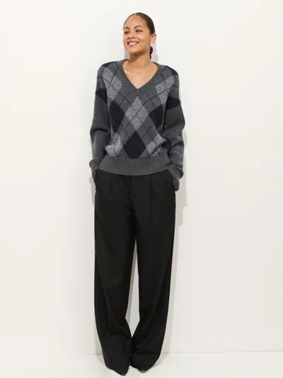 Alex Mill Primrose Pleated Trouser In Wool In Black
