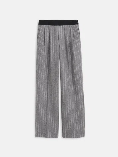 Alex Mill Primrose Pleated Trouser In Wool In Gray