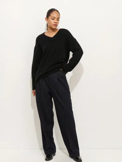Alex Mill Rowan V-neck Sweater In Cashmere In Animal Print
