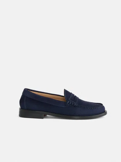 Alex Mill Sesa New York Loafer Sister In Suede In Blue
