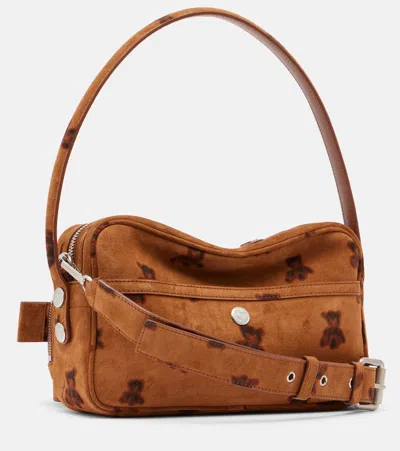 CAMERO S号绒面革单肩包